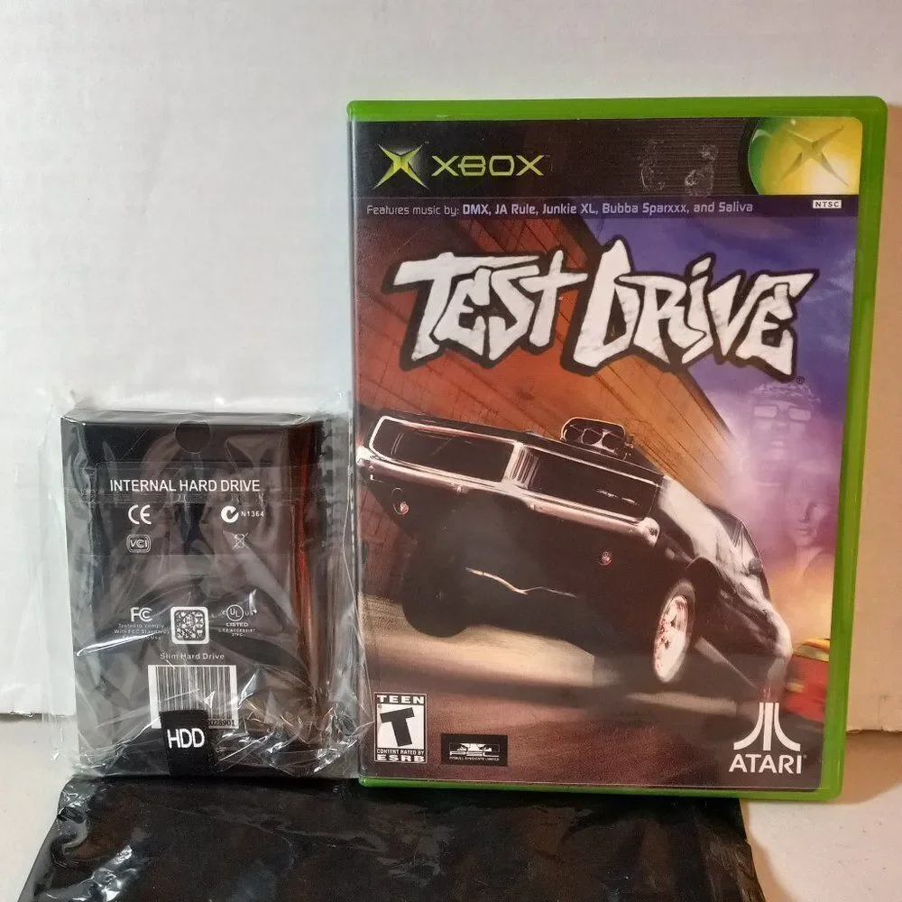 20 GB Backwards compatible XBox Hard-drive & XBox Test Drive Game